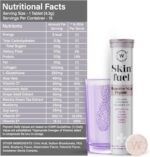 Wellbeing Nutrition Skin Fuel | Collagen Builder, L-Glutathione, Hyaluronic Acid, Matcha Green Tea, Aloe Vera, Grape Seed, Vit E | Skin Radiance, Elasticity, Glow for Men & Women -30 Effervescent Tabs - Image 6
