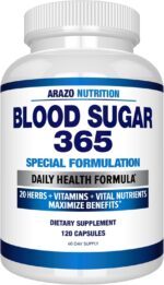 Arazo Nutrition Blood Sugar Support Supplement - 120 Pills