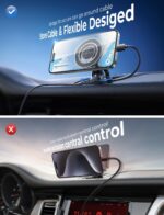 LISEN Fits MagSafe Car Mount, Vent Dashboard Car Phone Holder Magnetic Hands-Free MagSafe Accessories Mobile Phone Holder For iPhone 16 Pro Max Plus 15/14/13/12 - Image 7