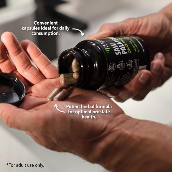 Havasu Nutrition Gluten Free Non-GMO Saw Palmetto Supplement for Prostate Health - 100 Capsules - Image 5