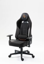 Porodo Gaming Chair with Fabric+PU+Sudede Covered form, Class4 100Mm Gas Lift and 2D
