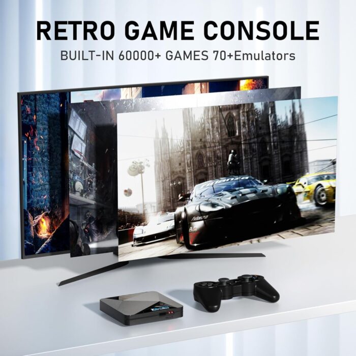 Retro Game Console Emulator Console - Super Console X2 PRO, 60000+ Video Games, Plug & Play Retroplay Console, Video Game Console Compatible 70+ Emulators, 3 Systems, 4K UHD, 2.4G + 5.0G, BT 5.0 - Image 4