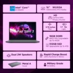 Lenovo ThinkBook 16 G7 16" FHD+ Business Laptop Computer, Intel 16-Core Ultra 7 155H (Beat i7-13705H), Arc Graphics, 64GB DDR5 RAM, 2TB PCIe SSD, WiFi 6E, Backlit Keyboard, Windows 11 Pro, AZ-XUT - Image 2