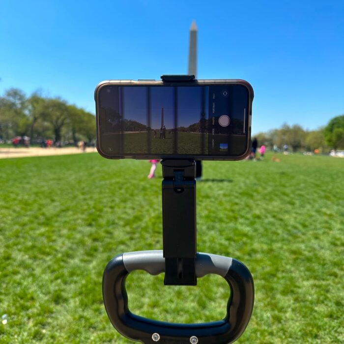 Universal Airplane in Flight Phone Mount. Handsfree Phone Holder for Desk with Multi-Directional Dual 360 Degree Rotation. Pocket Size Travel Essential Accessory for Flying. US Patented and Protected. - Image 9