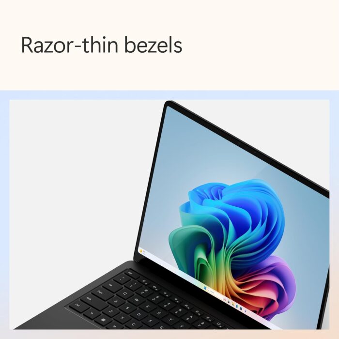 Microsoft Surface Laptop (7th Edition – 2024), Copilot+PC, 13.8" Touch Upto 120Hz Display, Snapdragon X Plus, Qualcomm Hexagon with 45 TOPS NPU, Qualcomm Adreno GPU, 16GB RAM, 512GB SSD, Graphite - Image 2