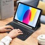 Rechargeable Bluetooth Keyboard and Mouse Combo Ultra-Slim Portable Compact Wireless Mouse Keyboard Set for Android Windows Tablet Cell Phone iPhone iPad Pro Air Mini, iPad OS/iOS 13 and above (Black) - Image 8