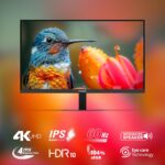 ViewSonic VA2708-4K-MHD, 27 inch, 4K UHD, 60Hz, 4ms, HDR10 Delivers Stellar Contrast and Color Accuracy, Dual HDMI and DisplayPort inputs - Image 2