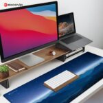 excovip Extended Gaming Mouse Pad XXL,Anti-Skid Mousepad Large Keyboard Mouse Pad Desk Mat with Stitched Edges 900x400mm 0139 - Image 7