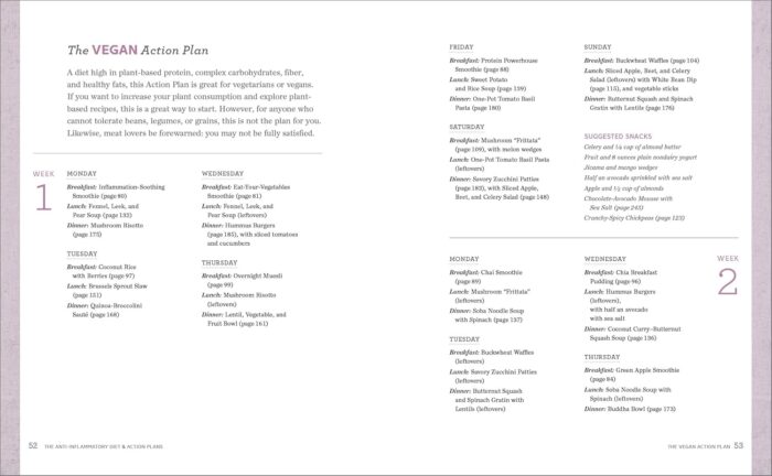 The Anti-Inflammatory Diet & Action Plans: 4-Week Meal Plans to Heal the Immune System and Restore Overall Health - Image 3