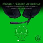 Razer Kraken X Lite Ultralight Gaming Headset: 7.1 Surround Sound - Lightweight Aluminum Frame - Bendable Cardioid Microphone - for PC, PS4, PS5, Switch, Xbox One, Xbox Series X & S, Mobile - Black - Image 5