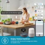 Matter Smart Light Switch, Smart WiFi Light Switches Compatible with Apple Home/Google Home/Alexa/Siri,2.4G Only, Neutral Wire Needed (3 Gang, White) - Image 4