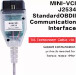 Tis Techstream V18 Mini VCI J2534 Passthru with Toyolex3 ECU Tuning Software OBD2 USB Diagnostic Scan Tool For Toyota Lexus Scion with Registration Key US EU Japan Other Install Support Online - Image 4