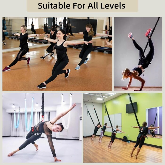 PRIORMAN Bungee Fitness Equipment Set Heavy Cord Bungee Dance Resistance Belt Rope Workout Fitness Gym Professional Training Equipment - Image 6