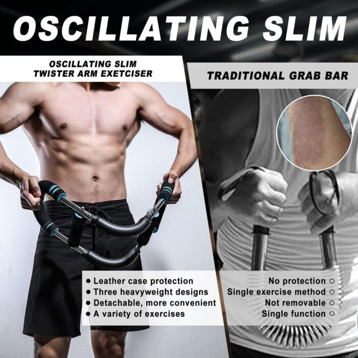 Last page® Arm Trainer, Adjustable Chest Workout Equipment, Arm Trainer for Men, Chest Trainer for Men, Shoulder Muscle Training, Portable Spring Resistance Home Fitness Equipment - Image 5