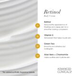 Advanced Clinicals Retinol Body Lotion + Brightening Vitamin C Cream 2pc Skin Care Set | Skin Tightening Body Moisturizer & Face Lotion | Crepey Skin Care Treatment | Skin Care Products, 2pc Set - Image 6