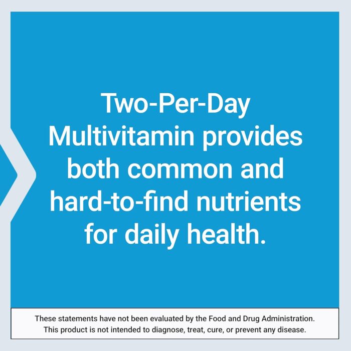 Life Extension Two-Per-Day with Vitamin B6, B12, C, E, D3, Magnesium & Zinc High Potency with Over 25 Multivitamins and Mineral Extracts Gluten Free & Non-GMO, 120 Capsules - Image 5