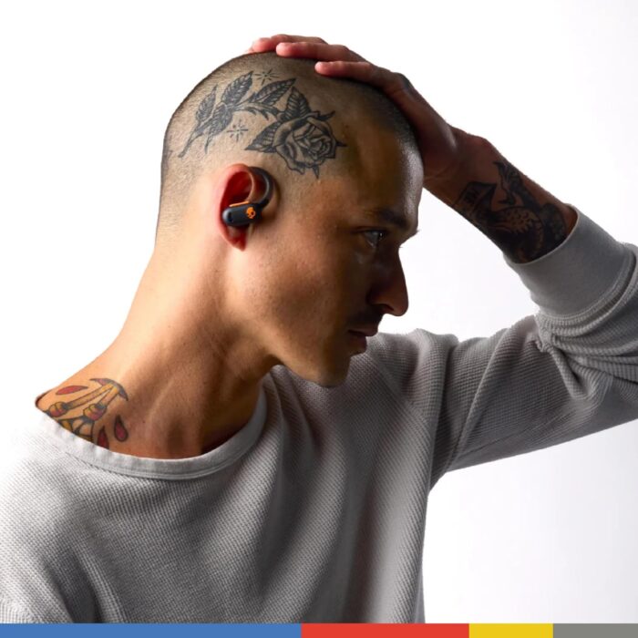 Skullcandy Push ANC Active Wireless Bluetooth In-Ear Earphones with Microphone, 58 Hours Runtime, IP67 Waterproof, Wireless Charging, Compatible with iPhone and Android – True Black - Image 5