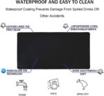 TEDNETGO Large Mouse Pad, Gaming Mouse Pad, Long Mouse Pads, Waterproof Extra Large Big Mouse Pad with Stitched Edge, XXL Non-Slip Black Computer Mousepad Desk Mat for Gamer, Office & Home, Black - Image 4