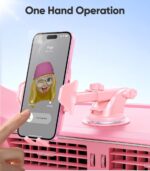 2025 BEST [Rally Racing-Grade] Car Phone Holder for Cars [95+LBS Strongest Suction] 3In 1 Dashboard Windscreen Vent Mobile Phone Holder for Car [Big phone & Thick Case Friendly] for iPhone Samsung - Image 6
