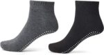 NEWCHAO 4 Pairs Non Slip Skid Socks Anti Slip Sock for women and men, Grip Socks for Yoga Home Barre Pilates Hospital Workout - Image 2