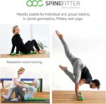 Sissel Spinefitter ® Green | Massager for Back & Balance | Back Trainer Releases Tension & Blockages | Ideal for Pilates and Yoga | For Relaxing the Spine | For Home & Practice - Image 5