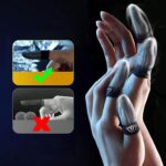 Gaming Finger Sleeves 0.3mm Glass Silver Fiber Seamless Thumb Fingertip Cover Anti-Sweat For PUBG/COD/LOL/ROS Gaming Finger Sleeves Finger Cots For Mobile Games Sensitive Mobile 2 Pairs (4 Pieces) - Image 7