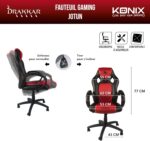 Konix Large Gaming Chair - Image 6