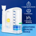 TyeinGo Incentive Spirometer Adult, Lung Exerciser Device, Breathing Trainer - 6000ML Inhale Volume Measurement, Equipped with Ball Flow Rate Indicator & Scale Indicator - Image 2