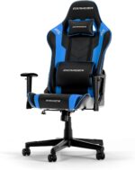 DXRacer (the Original) Prince P132 Gaming Chair, Faux leather, Black-Blue, Up to 185 cm