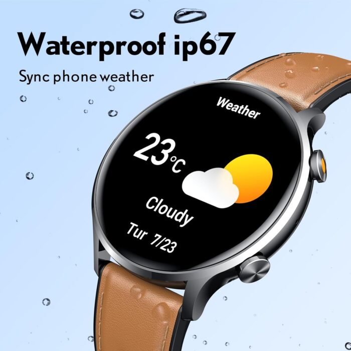 Smartwatch, Fitness Watch, Bluetooth Calling - 1.39 inch Men's Smartwatch with Heart Rate Oxygen Blood Pressure, Sleep Monitor, 114 Sports Modes, Pedometer, Activity Tracker, Compatible with Android - Image 6