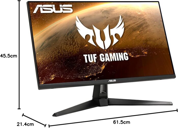 ASUS TUF Gaming VG27AQ1A Monitor – 27 inch WQHD (2560 x 1440), IPS, 170Hz (Above 144Hz), 1ms MPRT, Extreme Low Motion Blur, G-SYNC Compatible ready, HDR 10 - Image 7