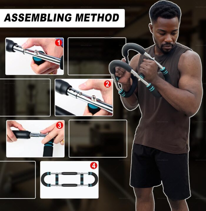 Last page® Arm Trainer, Adjustable Chest Workout Equipment, Arm Trainer for Men, Chest Trainer for Men, Shoulder Muscle Training, Portable Spring Resistance Home Fitness Equipment - Image 6