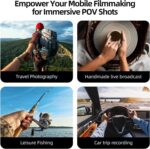 REYGEAK for Magsafe POV Neck Mount for iPhone 15/14/13/12 Pro Mini/Plus/Pro/Pro Max,Hand Free Necklace Phone Mount Stand with Magnetizer Ring for Mobile Phone Accessory - Image 3