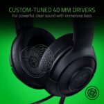 Razer Kraken Ultralight Gaming Headset: 7.1 Surround Sound - Lightweight Frame - Green Logo Lighting - Integrated Audio Controls - Bendable Cardioid Microphone - For Pc One Size Rz04-02950100-R381 - Image 2