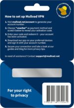Mullvad VPN - 6 Month VPN Software for 5 Devices - Protect Privacy with an Easy to Use Security VPN Server - Image 2