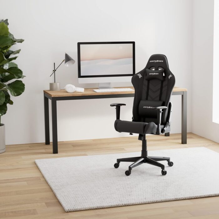 DXRacer (the Original) Prince P132 Gaming Chair, Faux leather, Black, Up to 185 cm - Image 2
