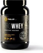 Whey Protein Powder for Muscle Growth & Recovery | Chocolate Delight Flavor | 30g Protein, 4.8g BCAAs & 2.1g Carbs per Serving | 28 Servings (2lbs) | Post-Workout & Keto Friendly | FUEL-UP by Kcal