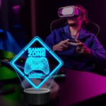 NALACAL Gamepad 3D Illusion Night Light - LED Lamp with 16 Colors, Touch and Remote Control - Ultimate Gamer Gift for Teens, Men, and Boys - Stylish Game Room Decor - Image 5