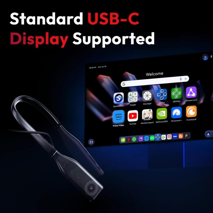 VITURE Pro Neckband, Official Partner of PSPlay, Multi-screen/3DoF/Smooth Follow/Ambient Mode, 3D Player, AI Assistant, Almost Wireless Freedom for Gaming & Streaming, 8GB+128GB - Image 4