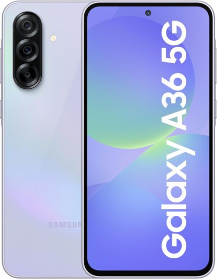 Samsung Galaxy A36 5G (Awesome Lavender, 8GB, 256GB) Intelligence AI Smartphone:Circle to Search,Object Eraser | 4nm Snapdragon Processor | Flagship Grade Selfie Camera-International