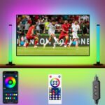Cozylady Smart LED Light Bar, RGB LED TV Backlight Lights, Cozylady RGB Ambient Lamp with Multi-Modes and Music Sync Modes, Dimmable LED Light with Remote Control for Gaming, PC FX003 (2 Pack)