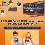 SHEPUDRUC Wireless Retro Handheld Game Console, Game Console Stick Built-in 20000+ Plug-and-Play Video Games, Equipped with 18 Simulators, 4K HDMI Output and Dual 2.4G Controller（50GB Memory Card） - Image 6