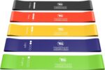 TechStone Resistance Bands Set for Men and Women, Pack of 5 Different Resistance Levels Elastic Band for Home Gym Long Exercise Workout – Great Fitness Equipment for Training, Yoga – Free Carrying Bag - Image 2