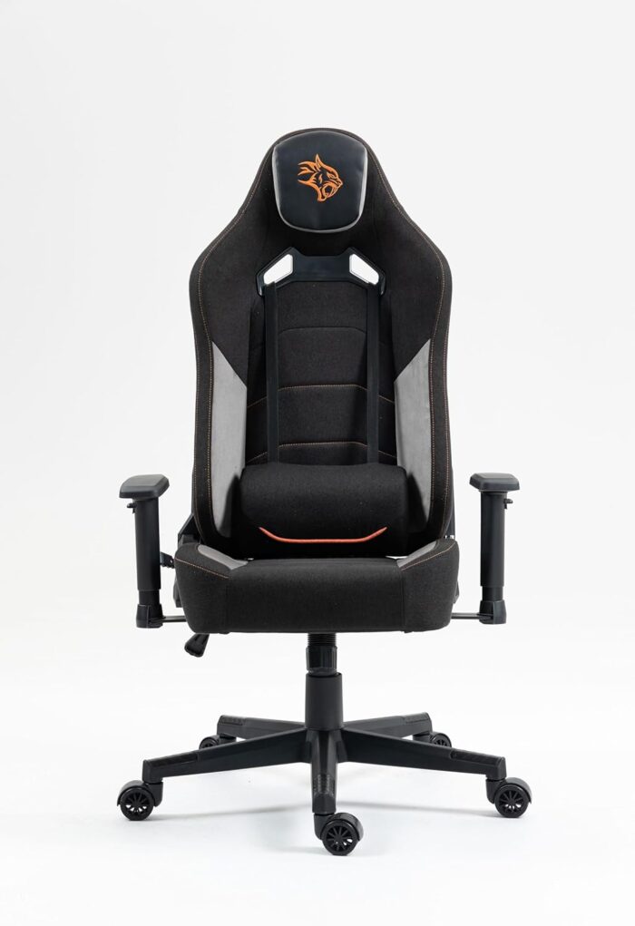 Porodo Gaming Chair with Fabric+PU+Sudede Covered form, Class4 100Mm Gas Lift and 2D - Image 7