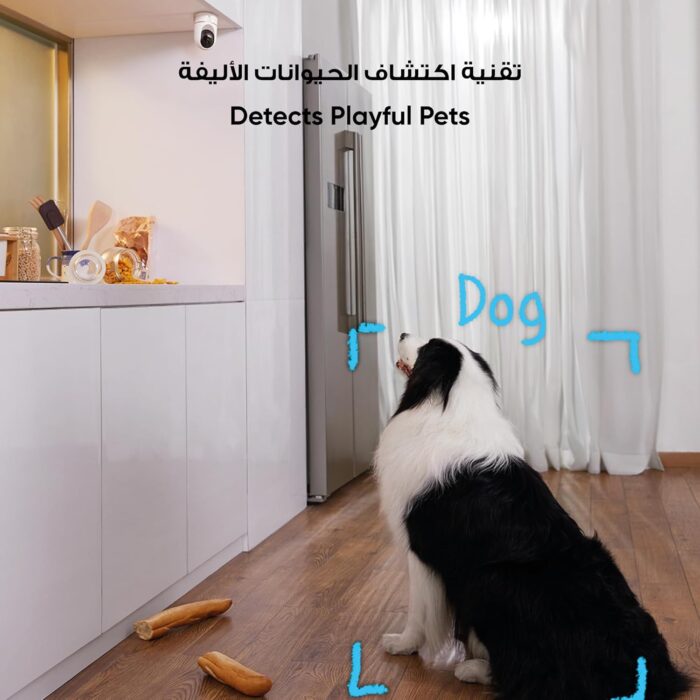 eufy Security 2K Indoor Cam Pan & Tilt, Home Security Indoor Camera, Human and Pet AI, Works with Voice Assistants, Motion Tracking, Night Vision, MicroSD Card Required, HomeBase Not Required. - Image 3