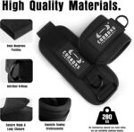 Ankle Resistance Bands with Cuffs, Ankle Bands for Working Out, Leg and Glutes Exercise Bands for Women & Men, Kickbacks, Butt Lift, Hip Fitness Training, Home Gym Equipment - Image 2