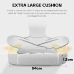 Submi Gaming Chairs, Ergonomic Gaming Chair with Footrest for Adults, Technology Fabric Computer Chair with Headrest and Lumbar Support, Reclining Chair PC Office Chair, High Back, 350 LBS, Black - Image 3