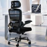 Ergonomic Office Chair with Lumbar Support - Adjustable Computer Desk Chairs for Home Office, Gaming, and Work - Comfortable and Supportive Desk Chairs for Adults (Black) (Light Black) - Image 8