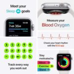Smart Watch for Girls Boys Teens Men Women – Fitness Tracker with Blood Pressure Heart Rate Monitor, Call Message Notification, Sleep Monitor, Bluetooth Smartwatch for Android iOS (Black) - Image 5