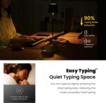 cimetech Wireless Keyboard and Mouse, EasyTyping KF10 Laptop Keyboard with High-end Technology, Say Goodbye to Typing Trouble - Type with Ease and Double Efficiency - Black - Image 7